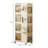 4-Tier Rolling Storage Bookcase With Wheels