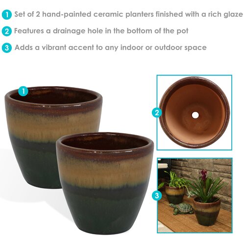 Kelly Clarkson Home Francine Ceramic Pot Planter & Reviews | Wayfair