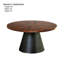Table basse ronde contemporaine 1pc