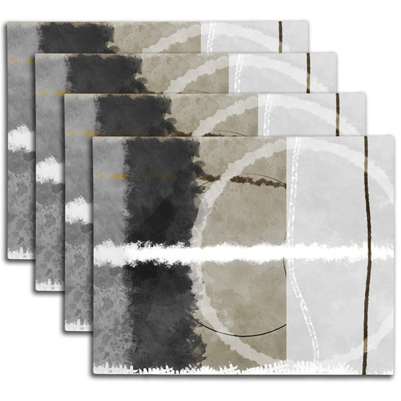 Napperon abstrait en polyester