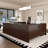 U-Shaped Executive Desk With File Cabinets-2120233464