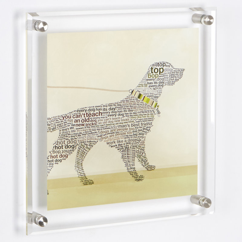 Single Picture Frame Painting on Plastic / Acrylic