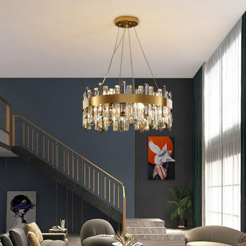 Brinton 10 - Light Waggon Wheel Chandelier