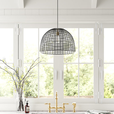 Stevie 1-Light Single Dome Pendant