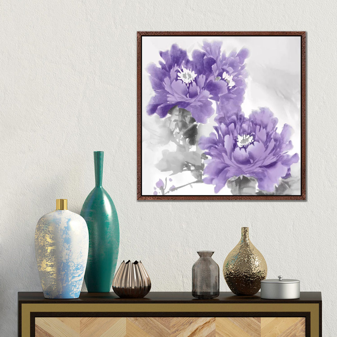 Leinwandbild Flower Bloom in Amethyst I von Jesse Stevens