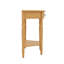 Console en bois massif demi-lune avec tiroir - Table d'appoint avec rangement-122653140