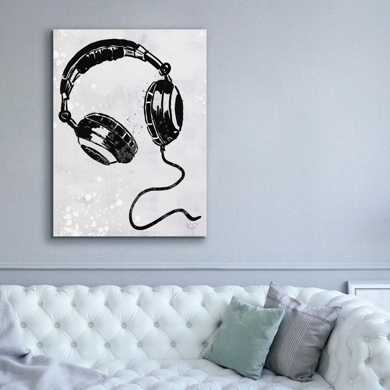 Toile épique Graffiti «Turn It Up 9» par Kent Youngstrom, 40 po x 54 po, H 54 po x l 40 po