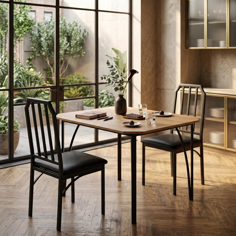 Dining Set, Brown, Brown, Brown, Brown
