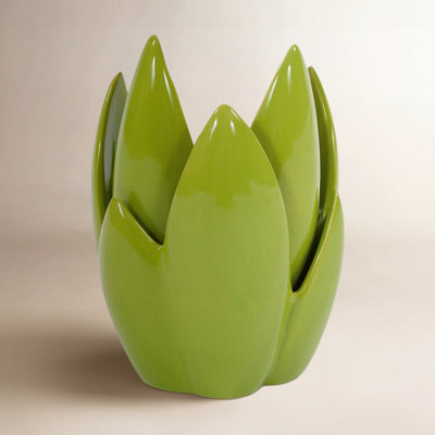 9.5'' H Ceramic Tabletop Candle Accessories