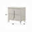 Laveda 2-Drawer Nightstand in Pearl White