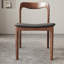 Ensemble de salle à manger 4 personnes en noyer foncé pour 4 personnes - table 53 po et 4 chaises-1905812402-1905812403