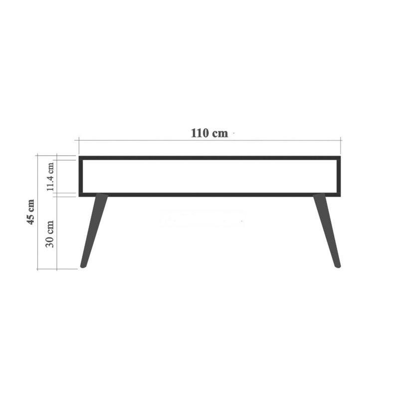 Table basse avec rangement Bellomie