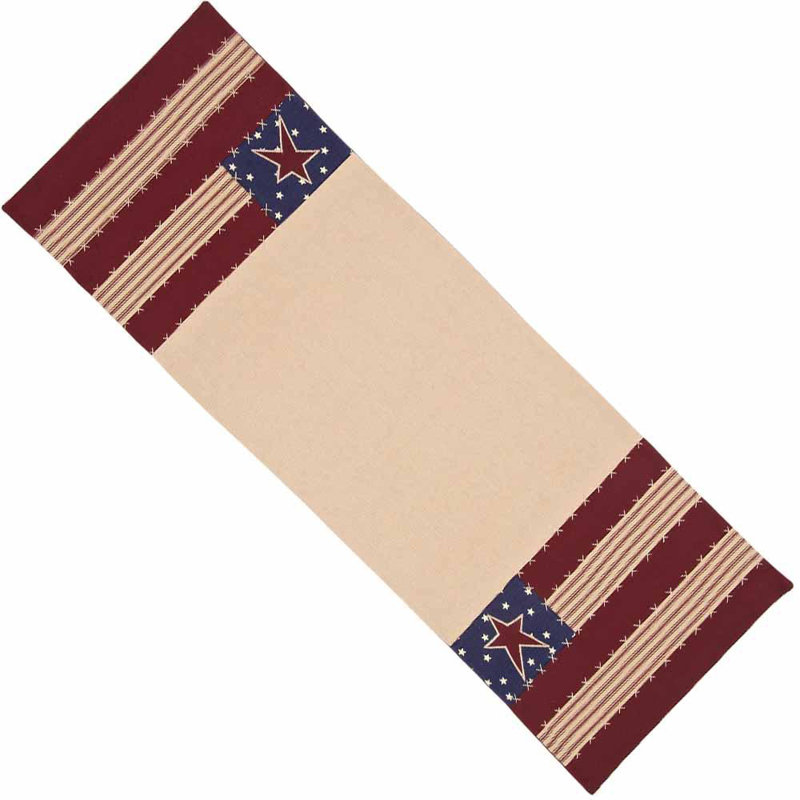 Call Striped 100% Cotton Table Runner