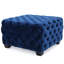 Bouton en velours bleu marine pour un intérieur chic