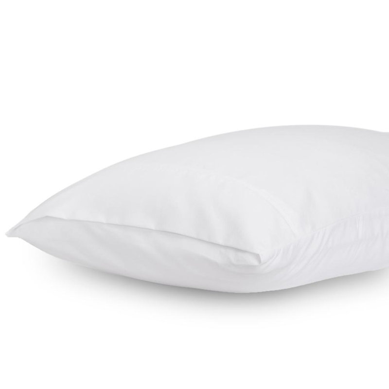White Cotton Hypoallergenic Standard Pillowcase Set