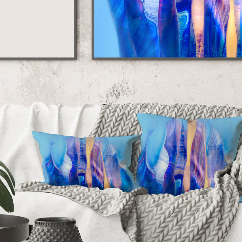 Abstract Throw Pillow