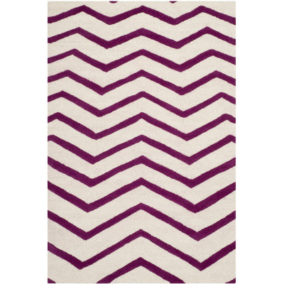 Tapis en laine touffeté à la main Sanyla