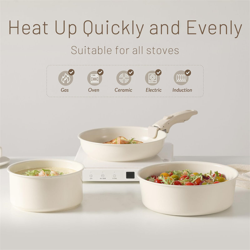 Prower 17 - Piece Cookware Set