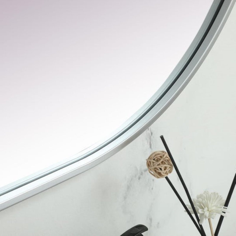 Miroir mural Elington, Laiton, 48 po x 24 po 