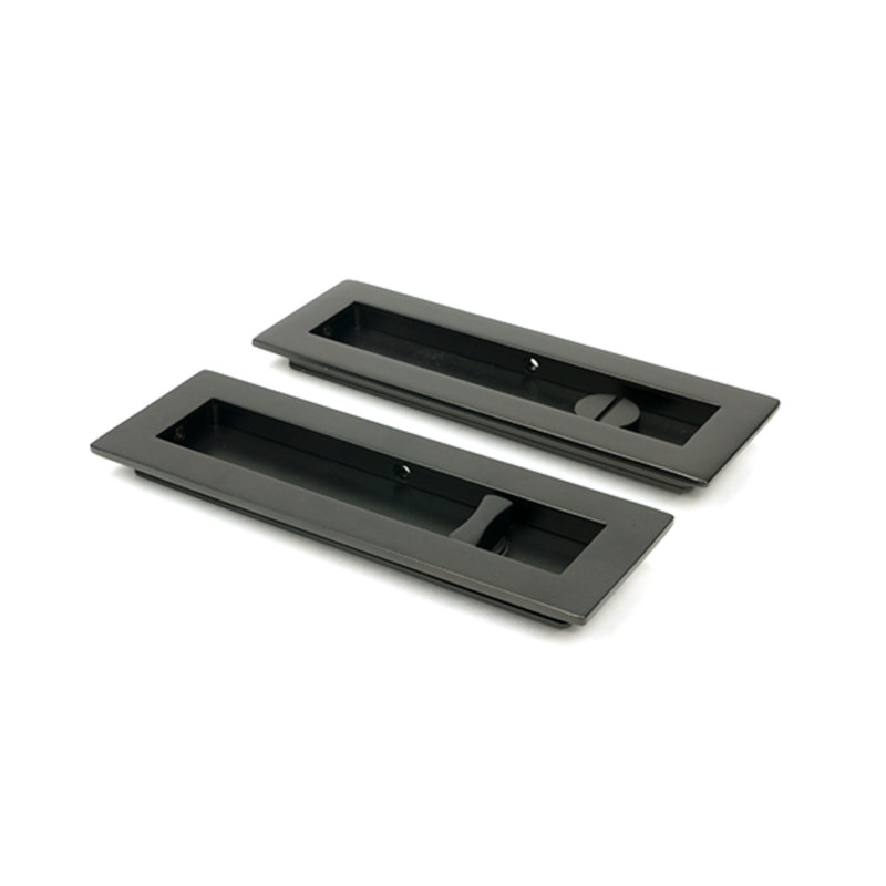 Door accessory, 17.5cm H x 6cm W x 1.3cm D, Aged Bronze