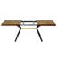 Table extensible rectangulaire de 62,99 po à 78,74 po, table de salle à manger, table de salle à manger-604196021
