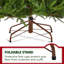 Arbre de Noël artificiel pré-éclairé avec 9 lumières DEL multicolores-1748681221