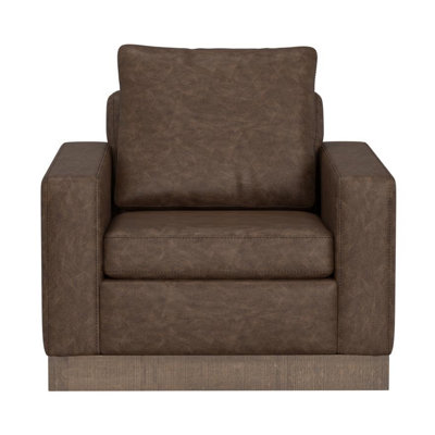 Fauteuil d'appoint Jeni, 1 coussin décoratif, moderne 