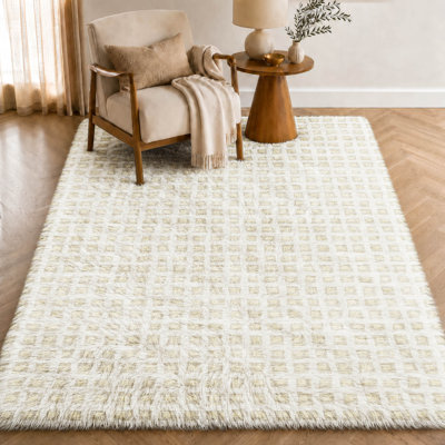 Washable Geometric Indoor Rug