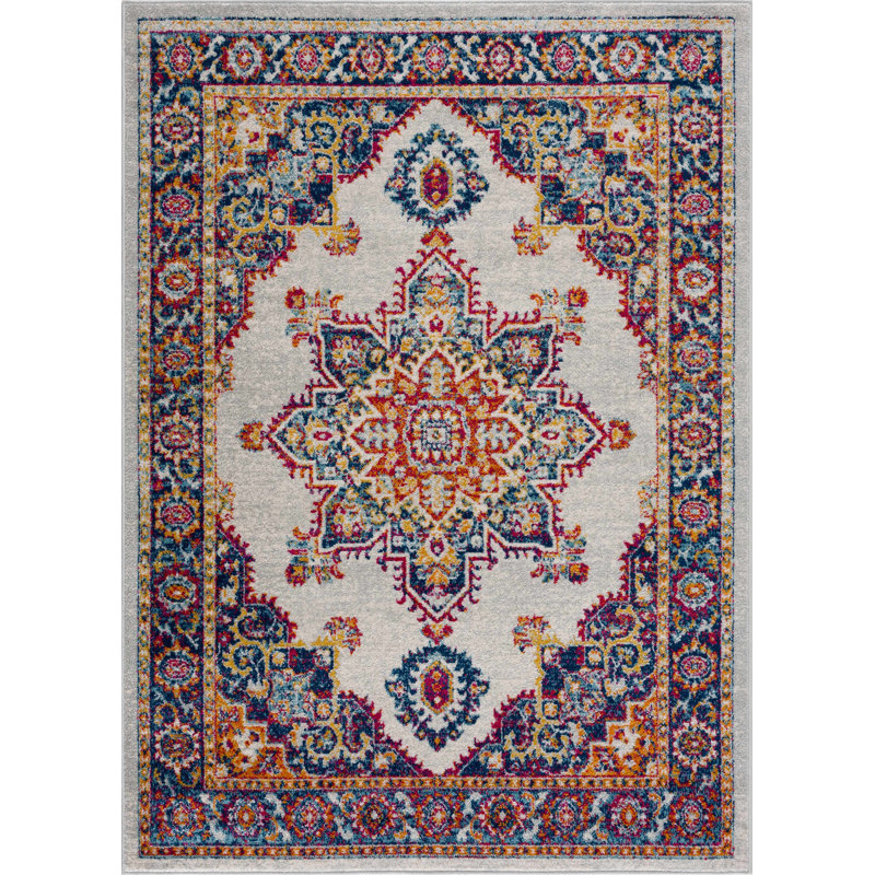 Tapis oriental gris Elmirasol, Rectangle 6 pi 7 po x 9 pi