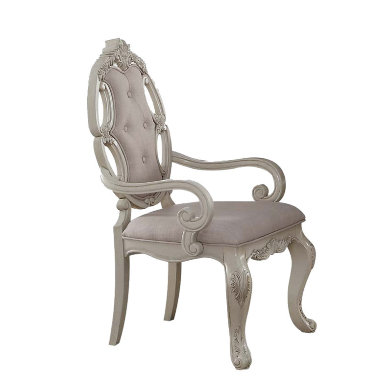 Ensemble de table de salle à manger 11 pièces Elamin, Blanc antique