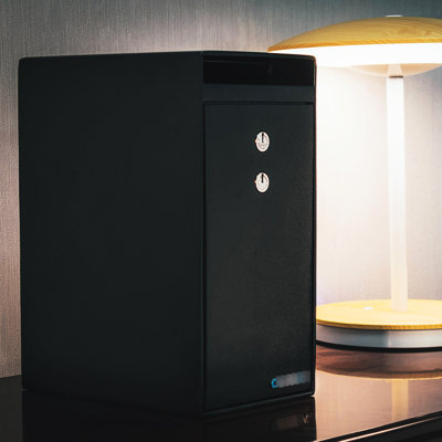 Coffre-fort de 27 pieds cubes avec serrure sécuritaire et option de montage en acier de 9 po x 6 po et 12 po Dimensions extérieures