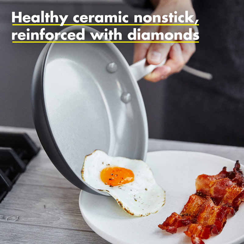 GreenPan Chatham Healthy Ceramic Nonstick 8" Open Frypan