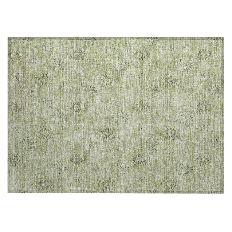 Leis Floral Indoor Rug
