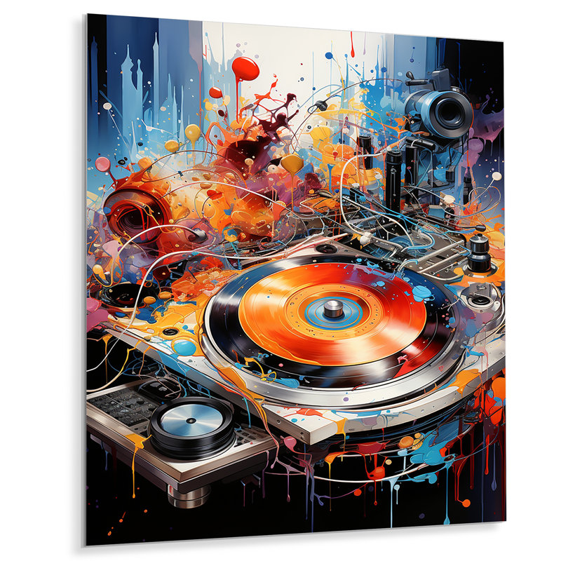 Platine vinyle multicolore Brilliance II, H 20 po x l 12 po x P 1 po