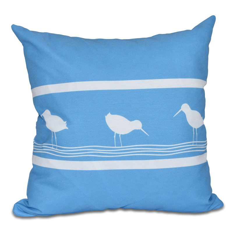 Nautical Nights Reversible Throw Pillow, 26" H x 26" W, Blue