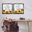 «Enjoy Motivational Sunflowers», ensemble de 2 toiles flottantes, conception par Kim Allen-1681045949-1681045922