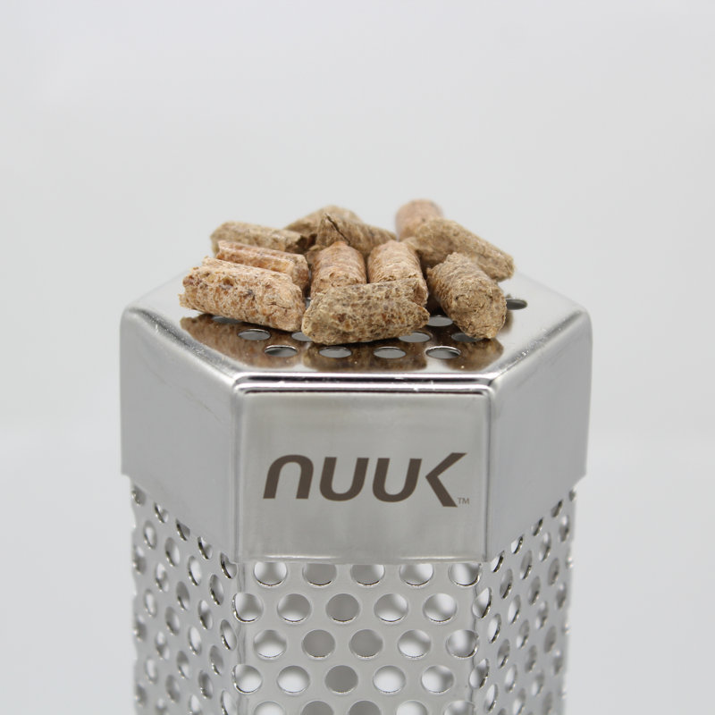 Fumoir pour fumoir à granules et gril 12 po en acier inoxydable