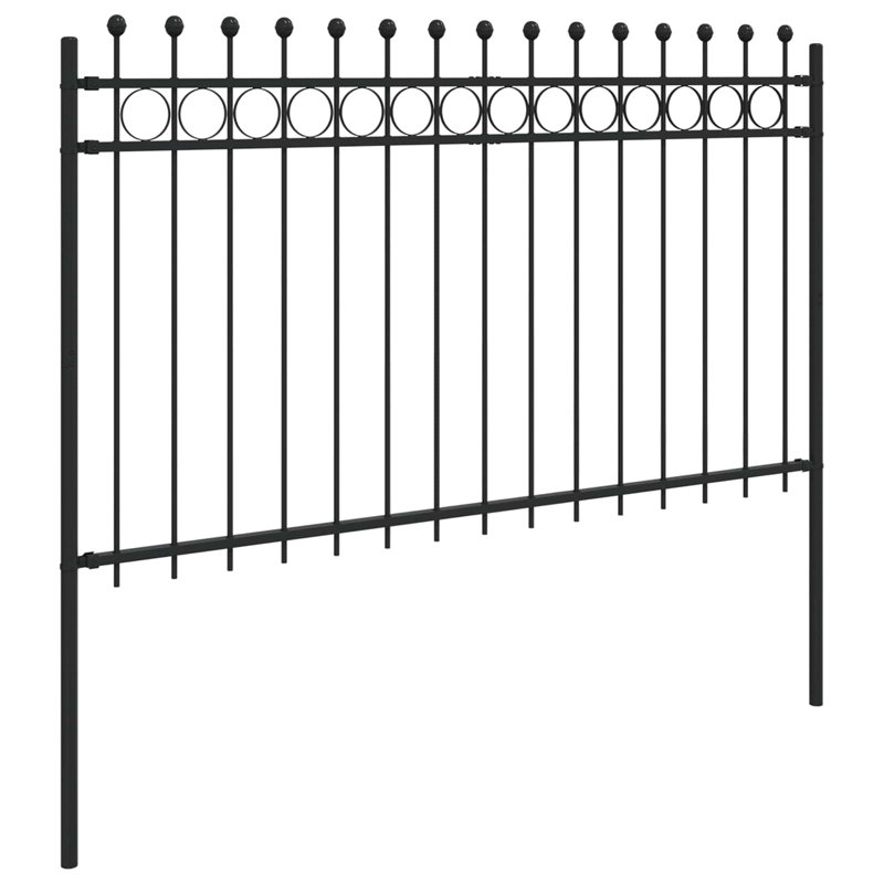 Powder-Coated Steel Fence Panels Included, 166cm H x 200cm W