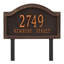 Penhurst Personalized Grande 2-Line Lawn Address Sign-1741820694-1741823326