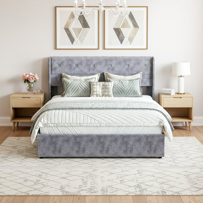 Base de lit plateforme grand