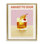 Amaretto Sour Classic Drink Floating Frame, design by Victoria Barnes