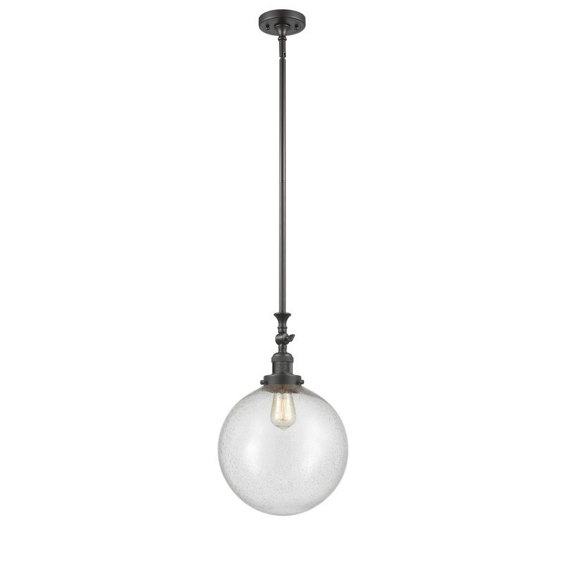 Clermont 1 - Light Single Pendant, No Bulb Included, Oil Rubbed Bronze, Seedy