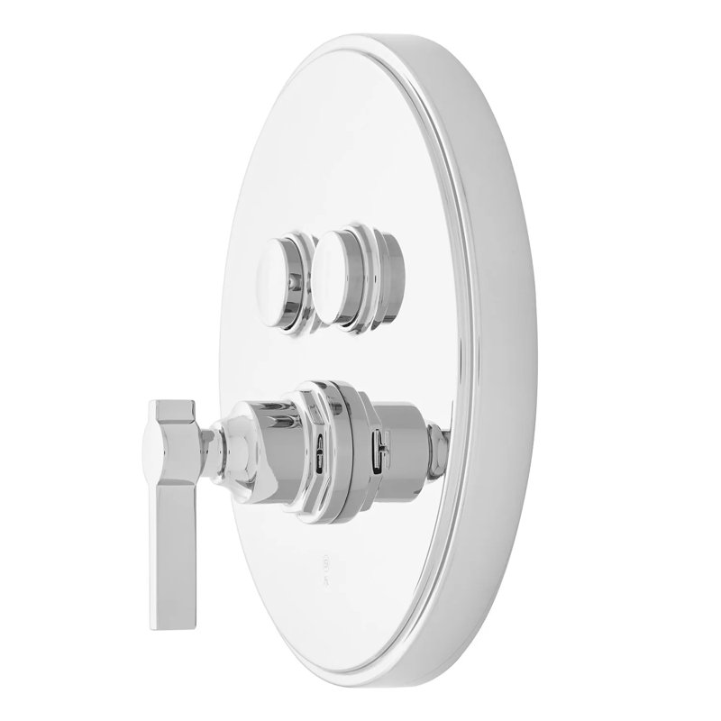Signature Hardware Greyfield Pressure Balance Shower Trim, Chrome