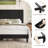 Modern Low-Profile Velvet Upholstered Platform Bed Frame With Headboard-20606712-20606717