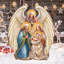 Figurine Nativité avec ange