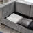 Uphlostered Sofa with Nailheads
