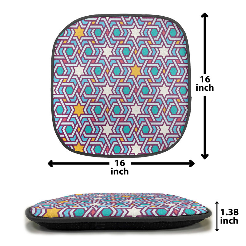 Outdoor 1.38'' Dining Chair Seat Cushion