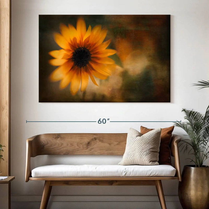 Tournesol d'été, H 34 po x l 51 po