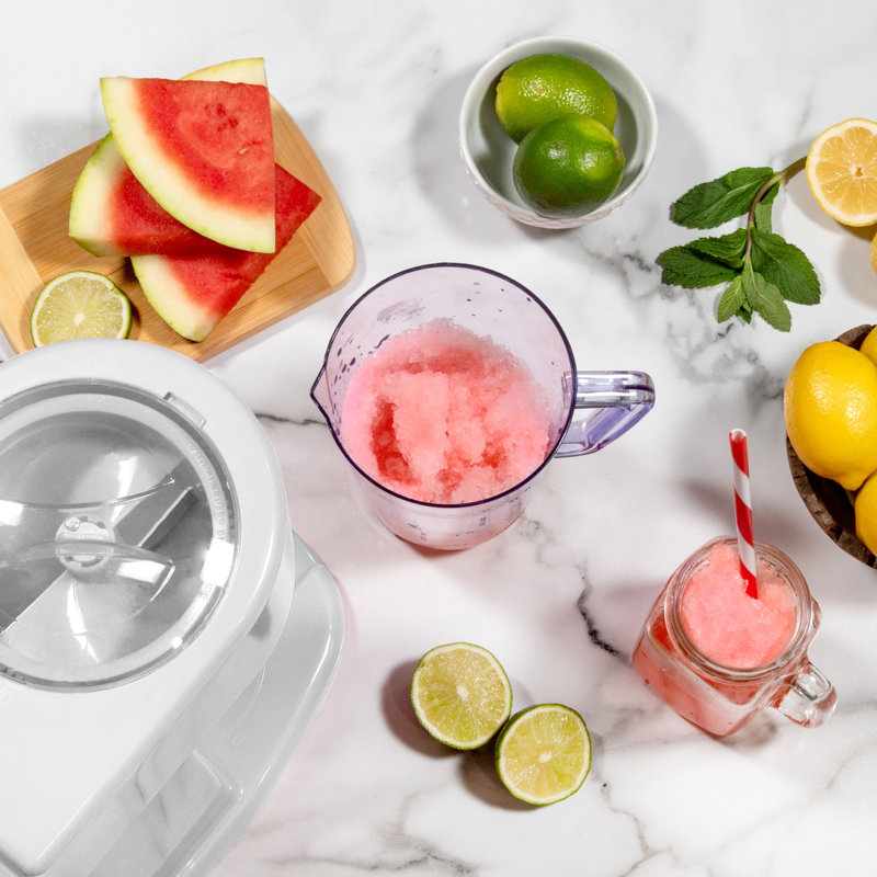 Nostalgia 40-Ounce Frozen Beverage Station, White, White