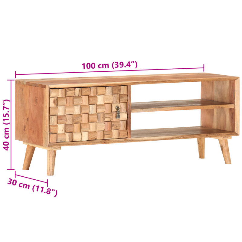 Oak Bluffs Unfinished TV Stand for TVs up to 43"